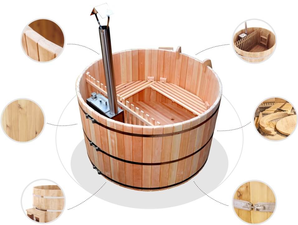 Как собирается деревянная купель